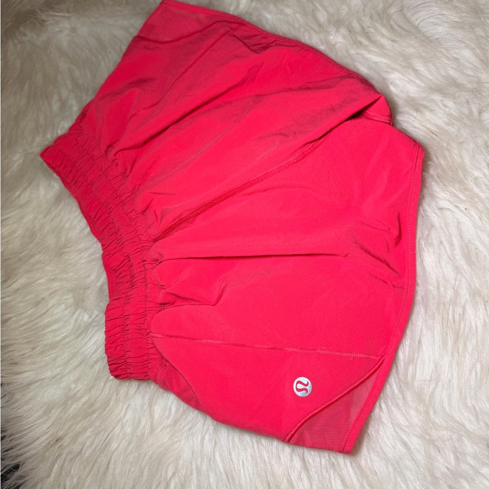 lululemon athletica Coral Pink Athletic Shorts